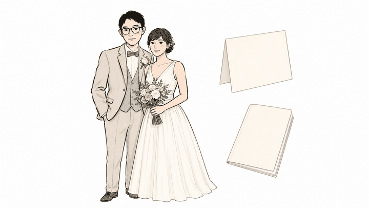 婚禮與周年故事作品組示意